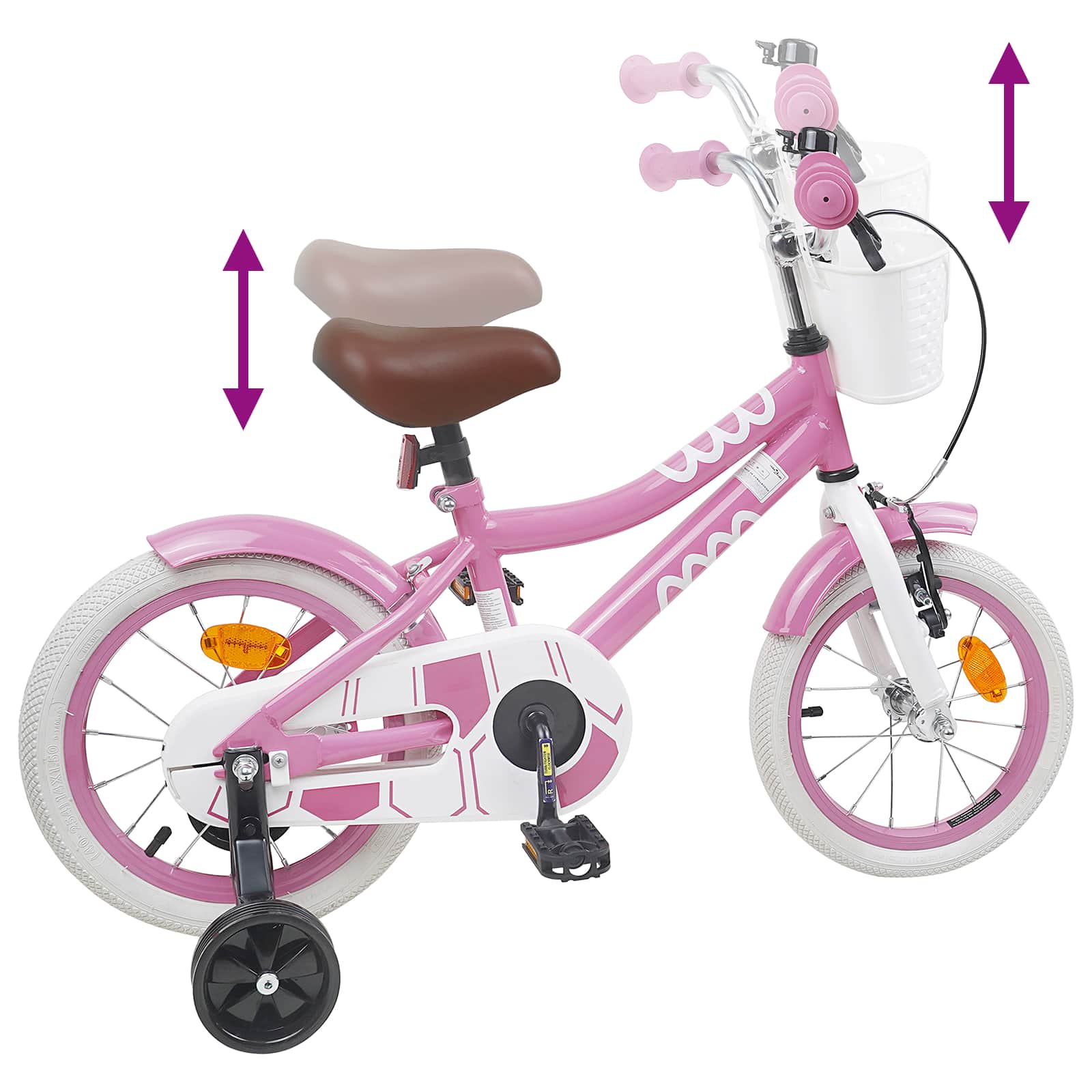 Bicicletta per Bambini 16 Pollici per bambini di 4-6 anni