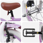 Bicicletta per Bambini 12 Pollici per bambini di 2-4 anni Viola