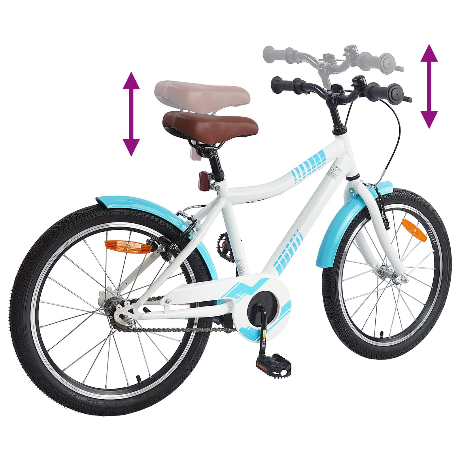 Bicicletta per Bambini 18 Pollici per bambini dai 5 ai 7 anni