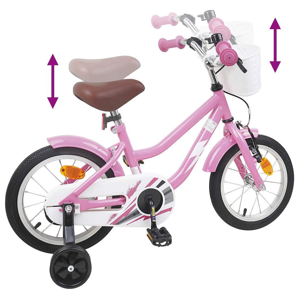 Bicicletta per Bambini 14 Pollici per bambini da 3 a 5 anni