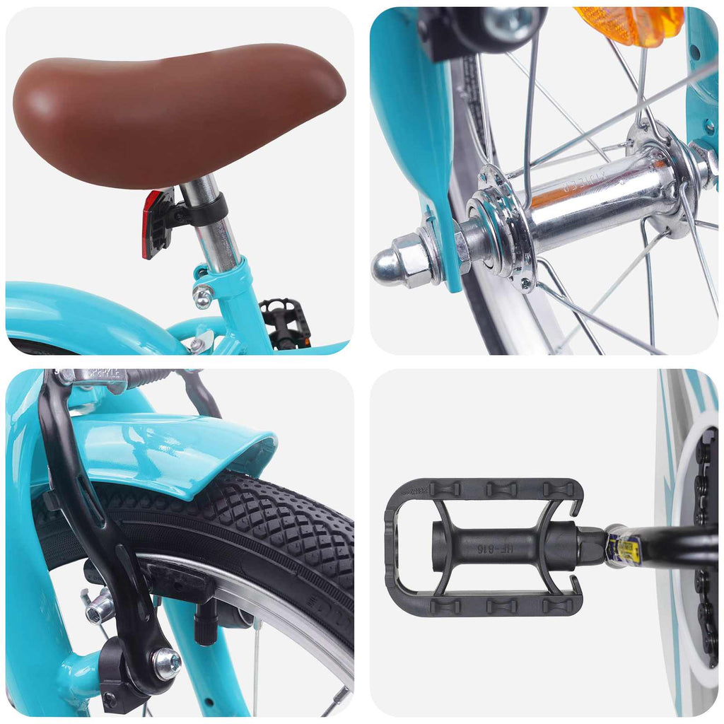 Bicicletta per Bambini 16 Pollici per bambini di 4-6 anni