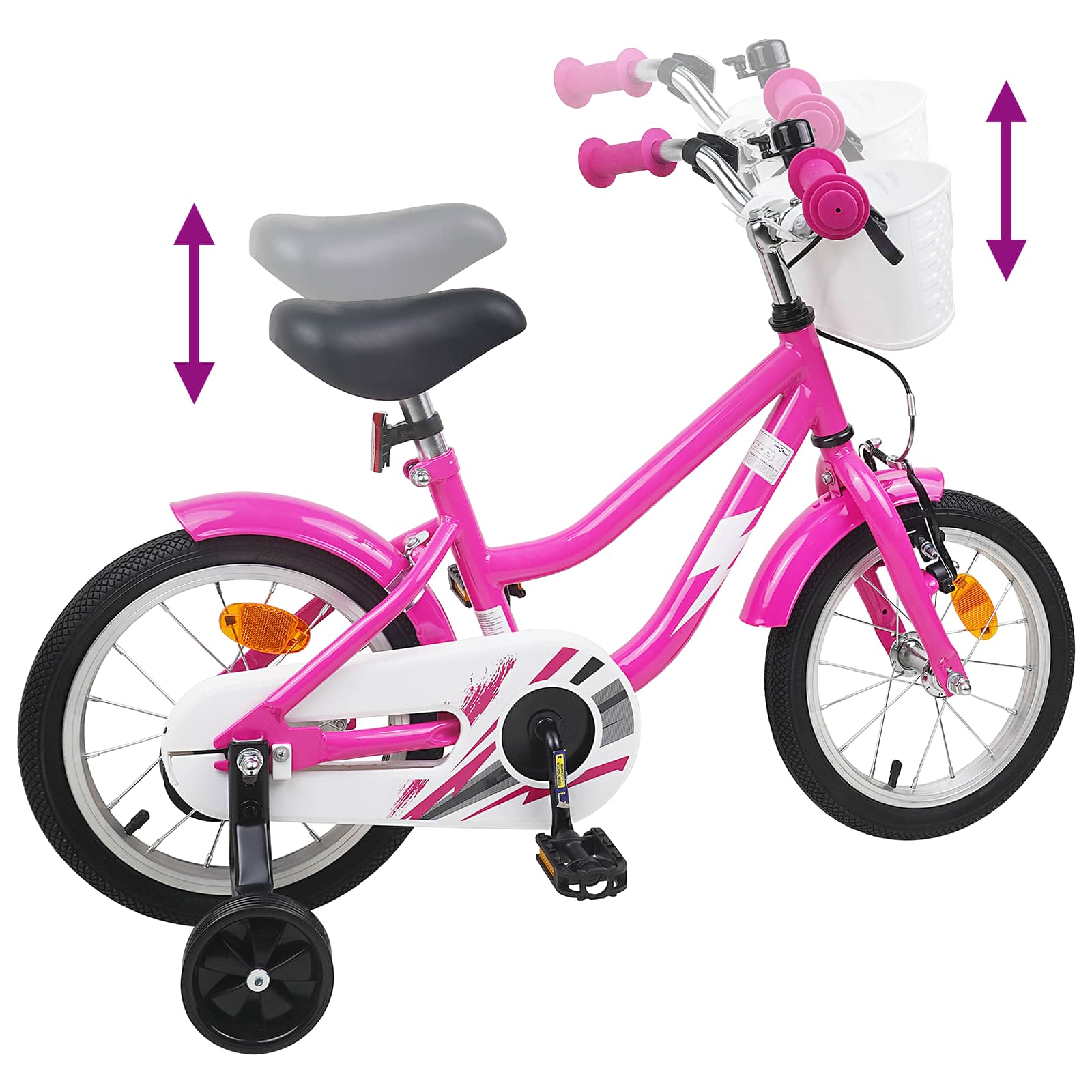 Bicicletta per Bambini 12 Pollici per bambini di 2-4 anni