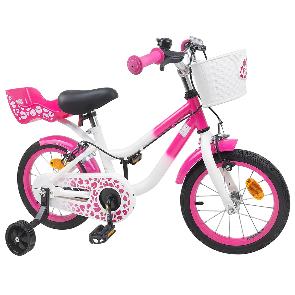 Bicicletta per Bambini 16 Pollici per bambini di 4-6 anni Rosa