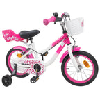 Bicicletta per Bambini 16 Pollici per bambini di 4-6 anni Rosa