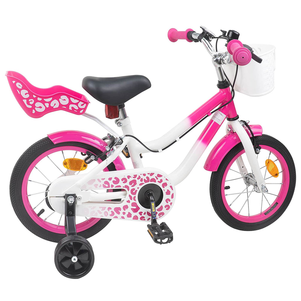Bicicletta per Bambini 16 Pollici per bambini di 4-6 anni Rosa