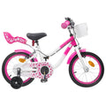 Bicicletta per Bambini 16 Pollici per bambini di 4-6 anni Rosa