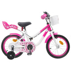 Bicicletta per Bambini 16 Pollici per bambini di 4-6 anni Rosa