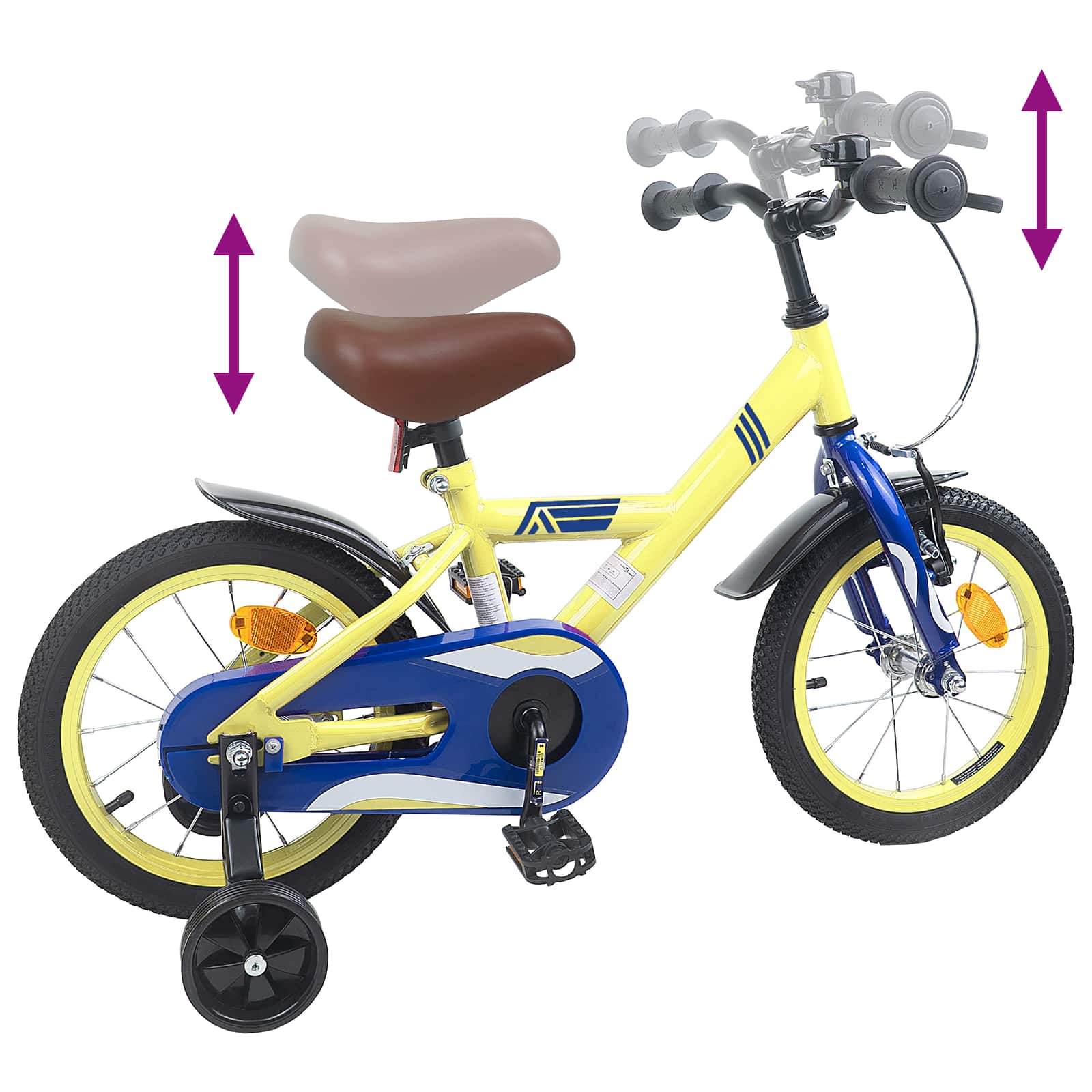 Bicicletta per Bambini 12 Pollici per bambini di 2-4 anni
