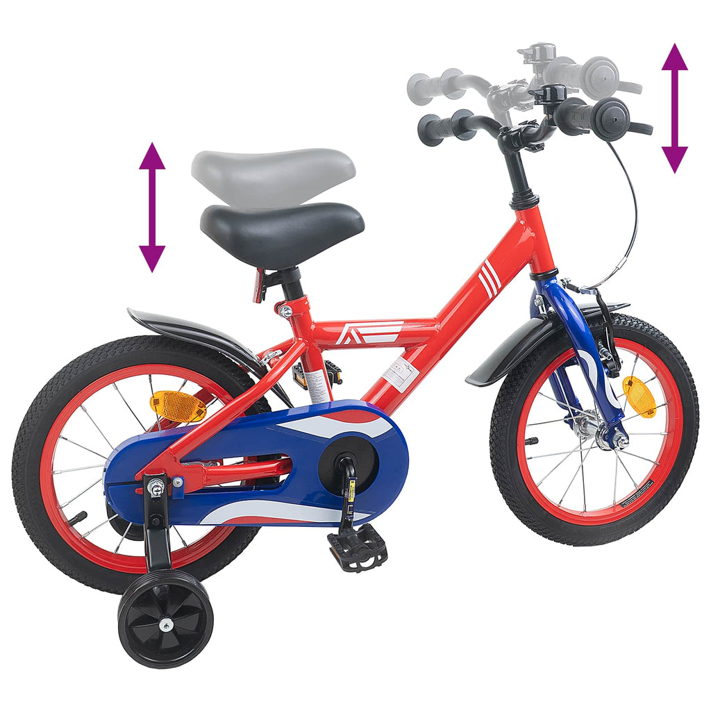 Bicicletta per Bambini 14 Pollici per bambini da 3 a 5 anni