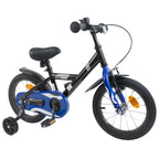 Bicicletta per Bambini 16 Pollici per bambini di 4-6 anni Nero
