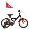 Bicicletta per Bambini 16 Pollici per bambini di 4-6 anni Nero
