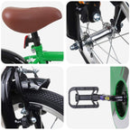 Bicicletta per Bambini 12 Pollici per bambini di 2-4 anni Verde