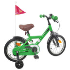 Bicicletta per Bambini 16 Pollici per bambini di 4-6 anni Verde