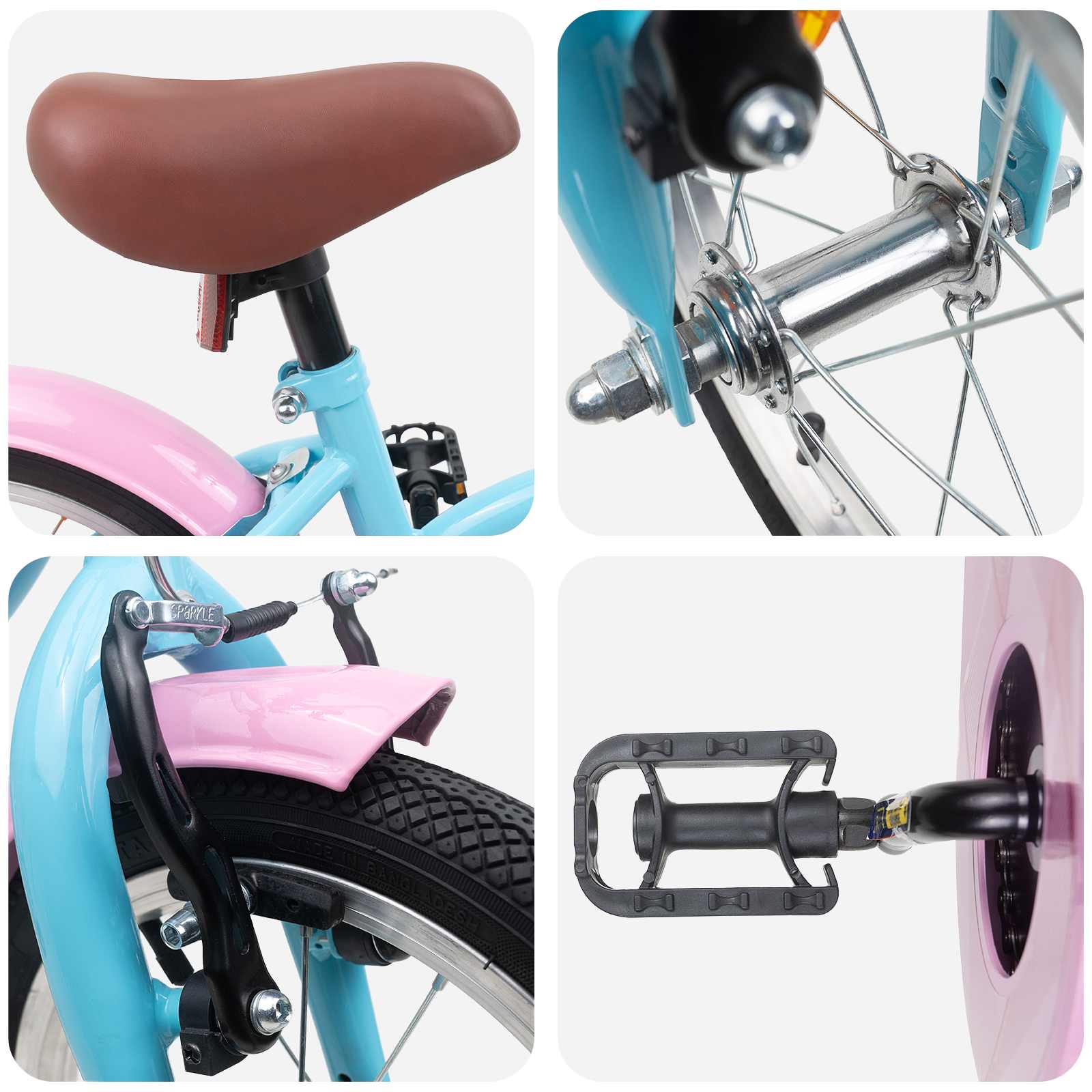 Bicicletta per Bambini 14 Pollici per bambini da 3 a 5 anni