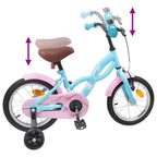 Bicicletta per Bambini 14 Pollici per bambini da 3 a 5 anni