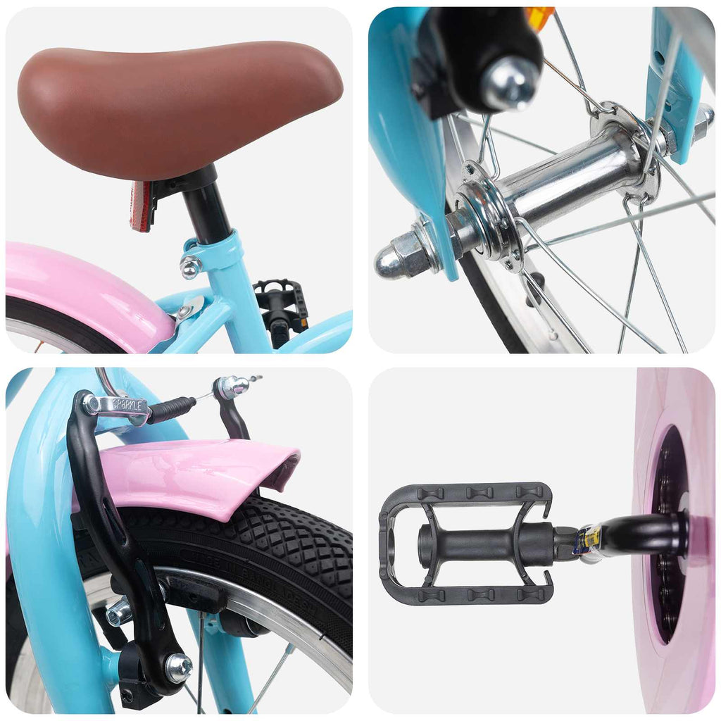 Bicicletta per Bambini 16 Pollici per bambini di 4-6 anni