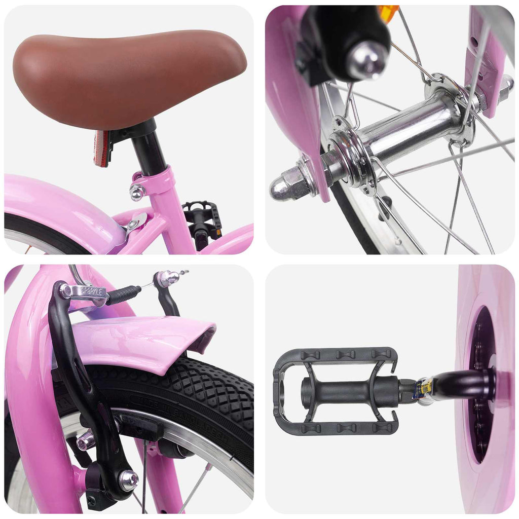 Bicicletta per Bambini 16 Pollici per bambini di 4-6 anni
