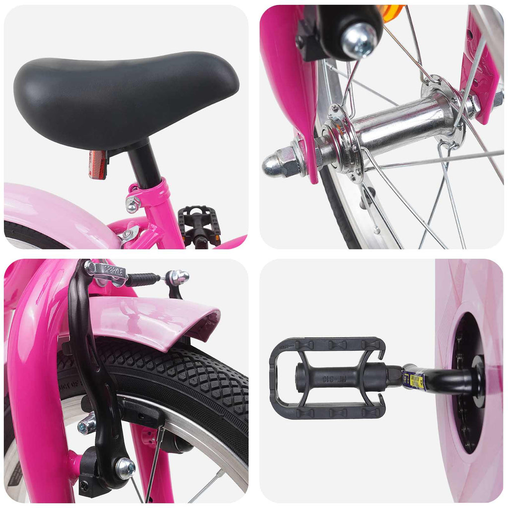 Bicicletta per Bambini 16 Pollici per bambini di 4-6 anni