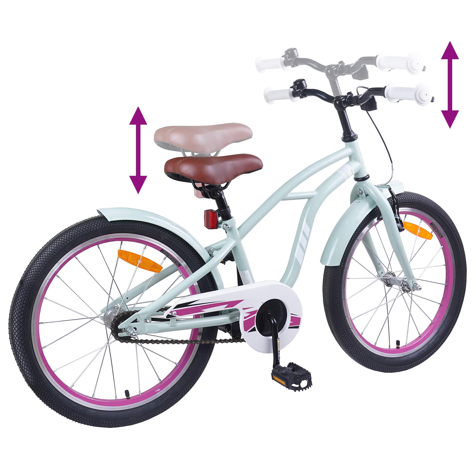 Bicicletta per Bambini 18 Pollici per bambini dai 5 ai 7 anni