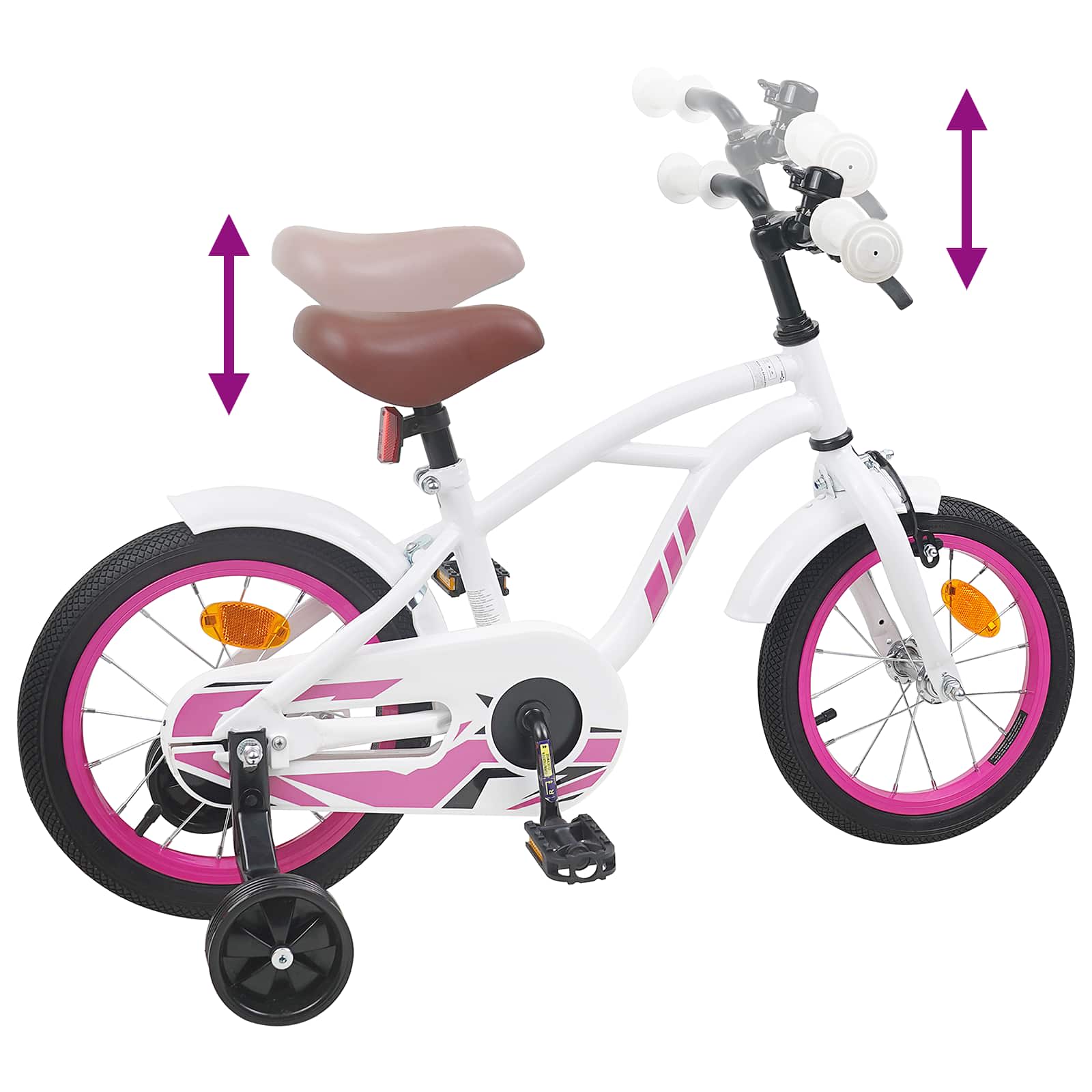 Bicicletta per Bambini 16 Pollici per bambini di 4-6 anni
