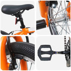 BMX 18 Pollici per bambini dai 7 ai 10 anni Arancione