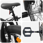 BMX 18 Pollici per bambini dai 7 ai 10 anni Nero