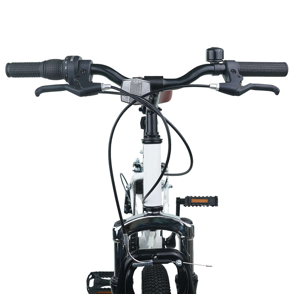 Mountain Bike 20 Pollici 6-Velocità per 5-8 anni Bianco