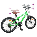 Mountain Bike 20 Pollici 6-Velocità per 5-8 anni Verde