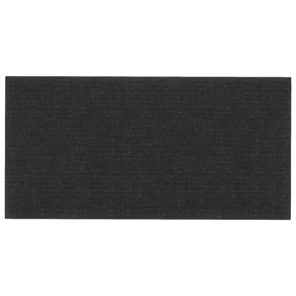 Testiera da Parete 12 pcs Nero 60 x 30 cm Tessuto