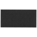 Testiera da Parete 12 pcs Nero 60 x 30 cm Tessuto