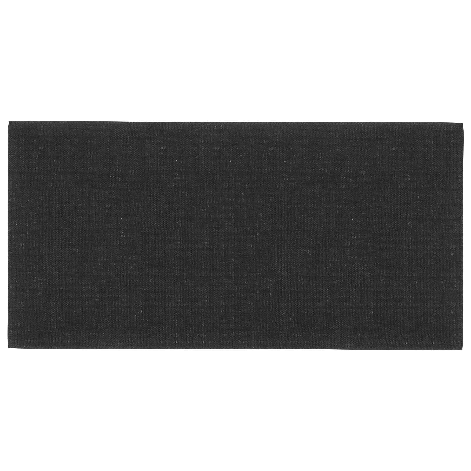 Testiera da Parete 12 pcs Nero 60 x 30 cm Tessuto