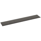 Testiera da Parete 12 pcs Grigio scuro 90 x 15 cm Tessuto