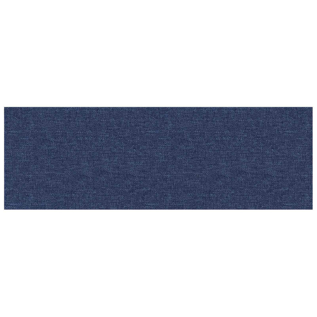 Testiera da Parete 12 pcs Blu 90 x 30 cm Tessuto