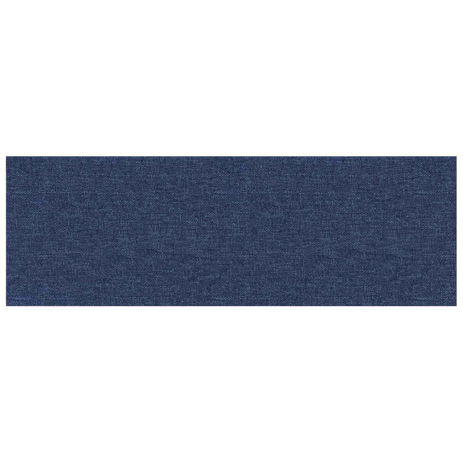Testiera da Parete 12 pcs Blu 90 x 30 cm Tessuto