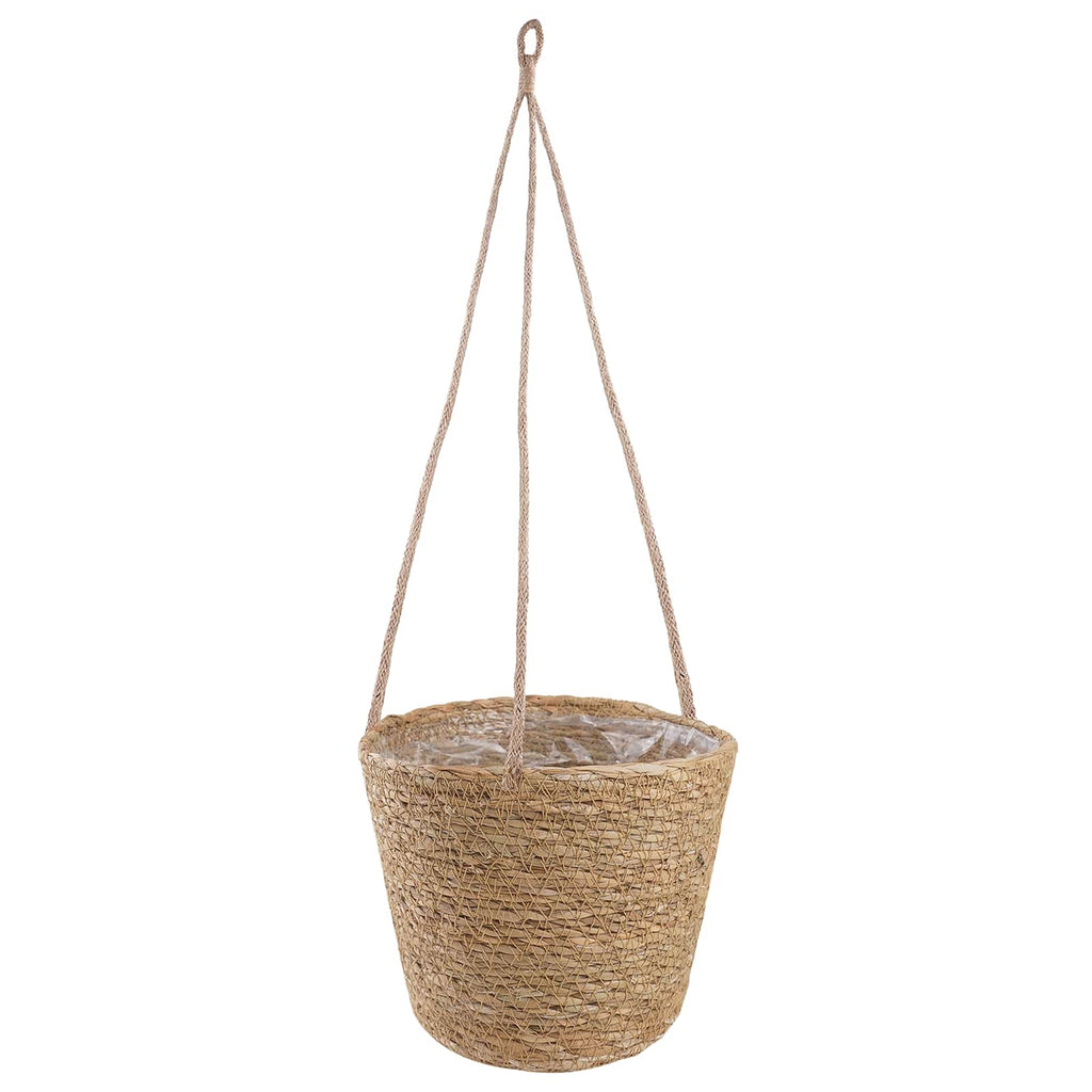 Cesti per piante in erba marina 3 pcs Naturale Ø26 x 19 cm