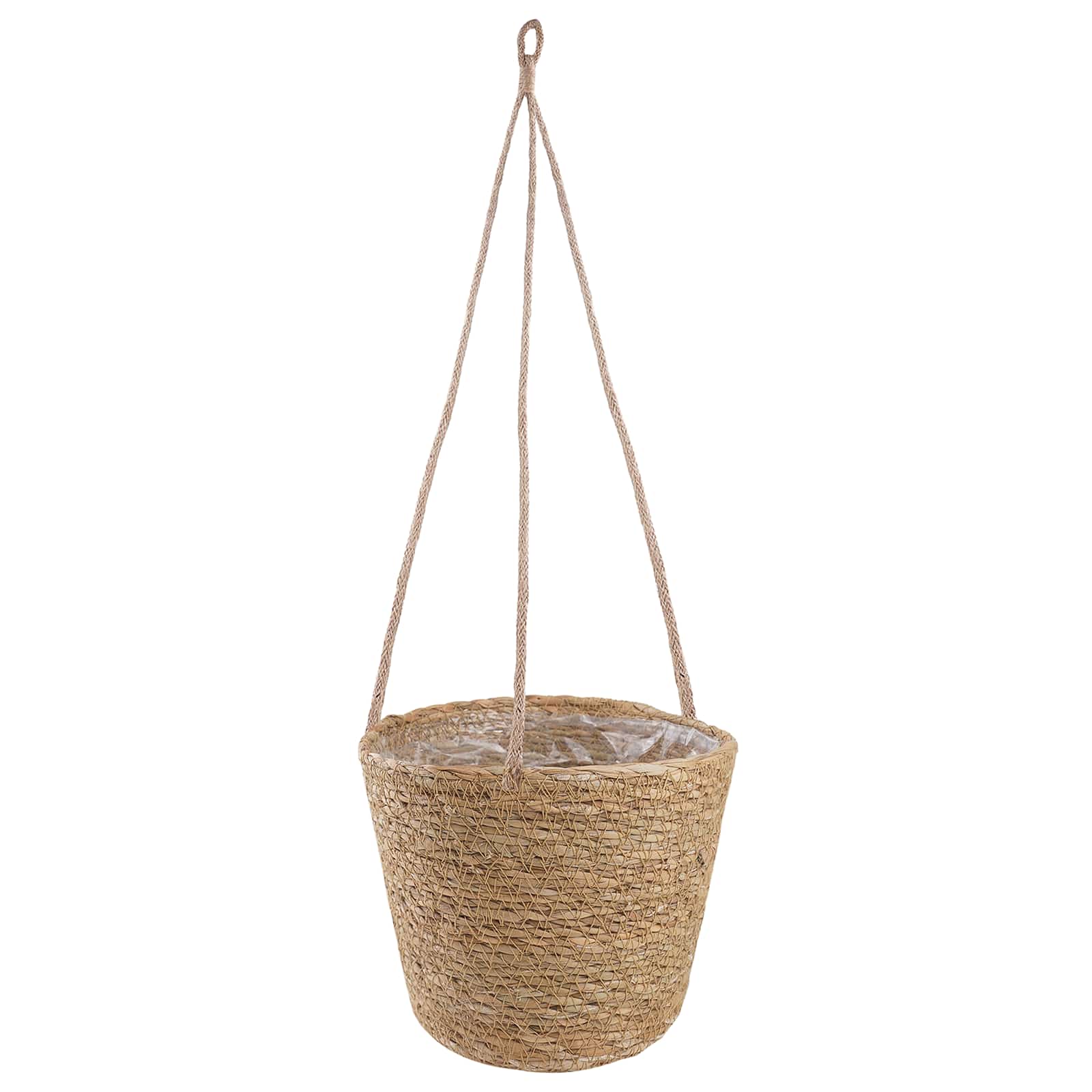 Cesti per piante in erba marina 3 pcs Naturale Ø26 x 19 cm