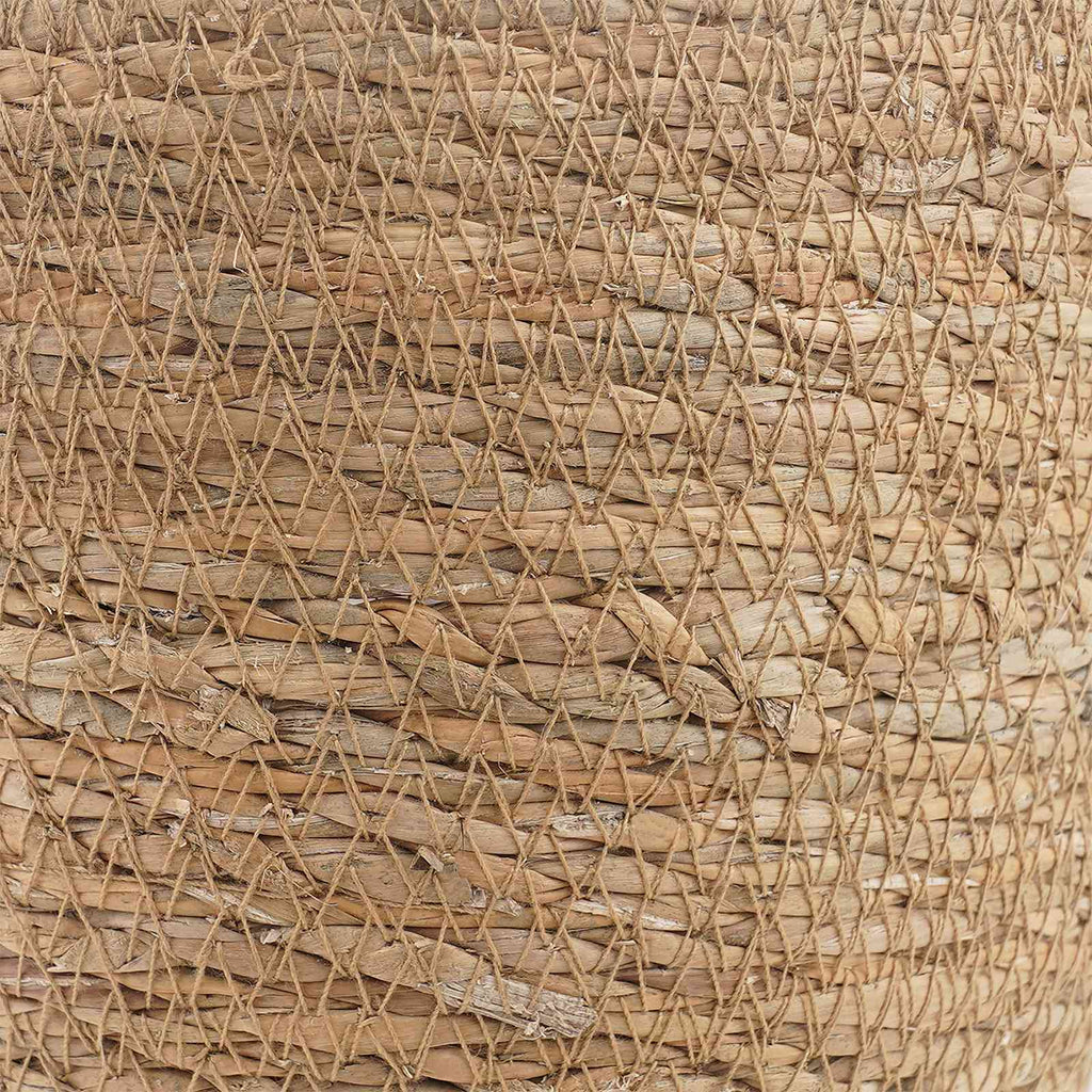 Cesti per piante in erba marina 3 pcs Naturale Ø26 x 19 cm