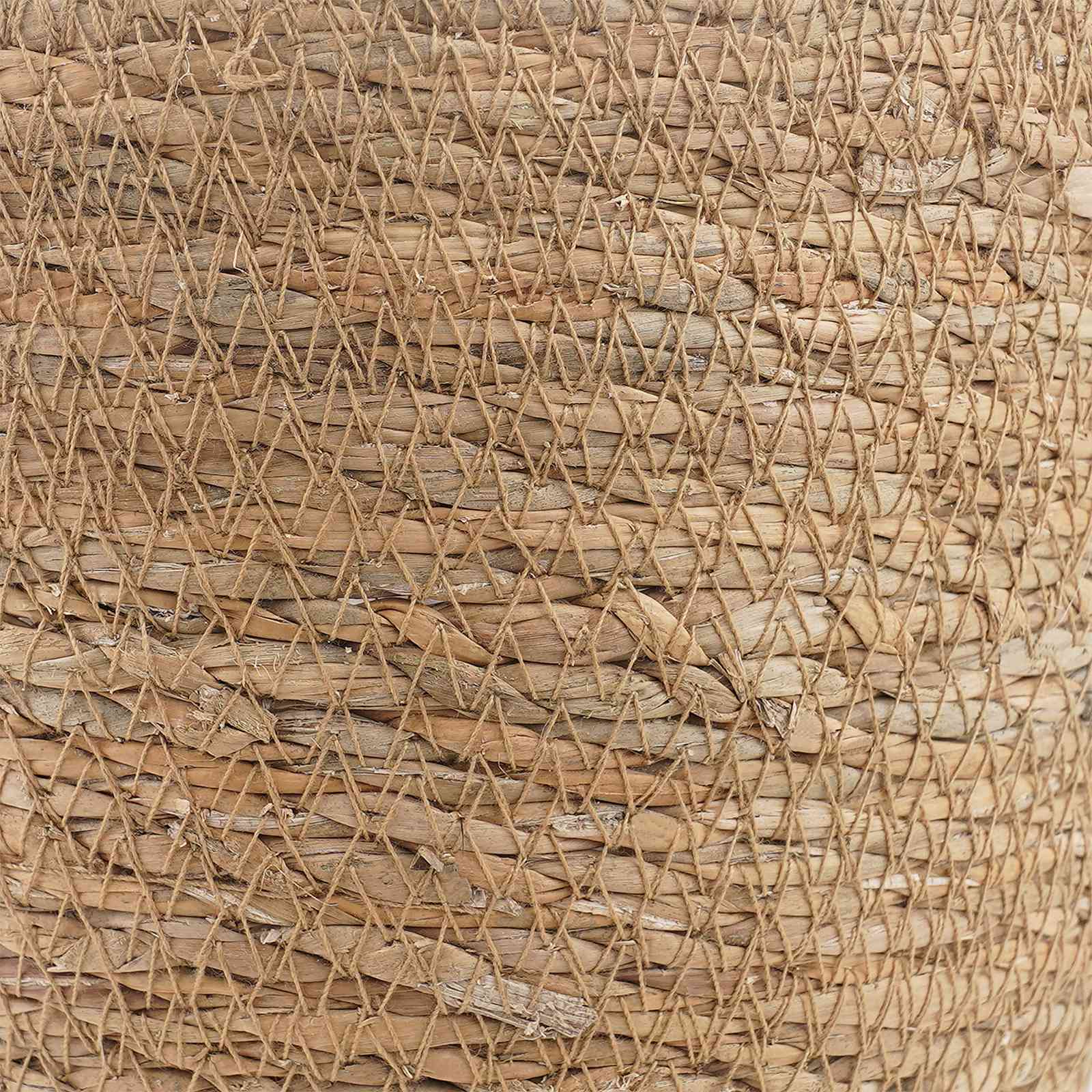 Cesti per piante in erba marina 3 pcs Naturale Ø26 x 19 cm