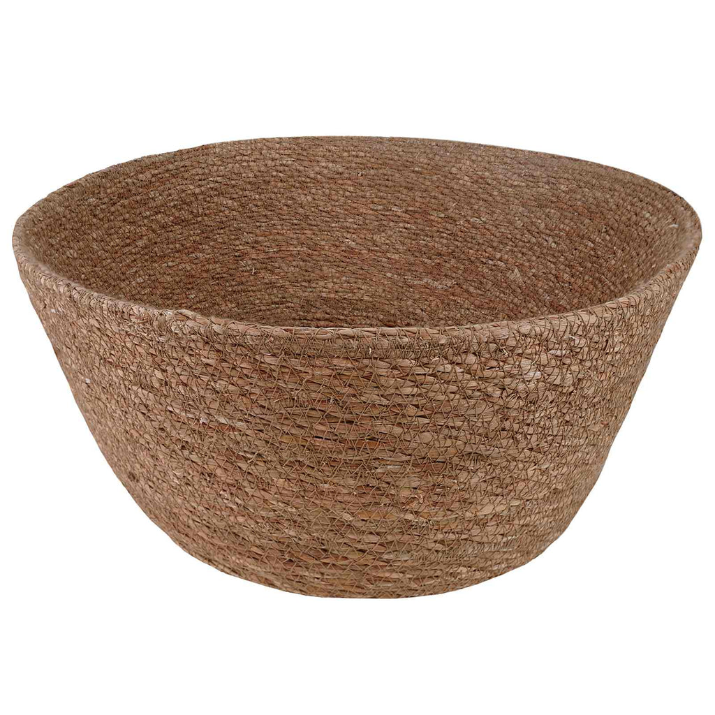 Vaso da fiori con manici 2 pcs Naturale Ø 32 x 32 cm