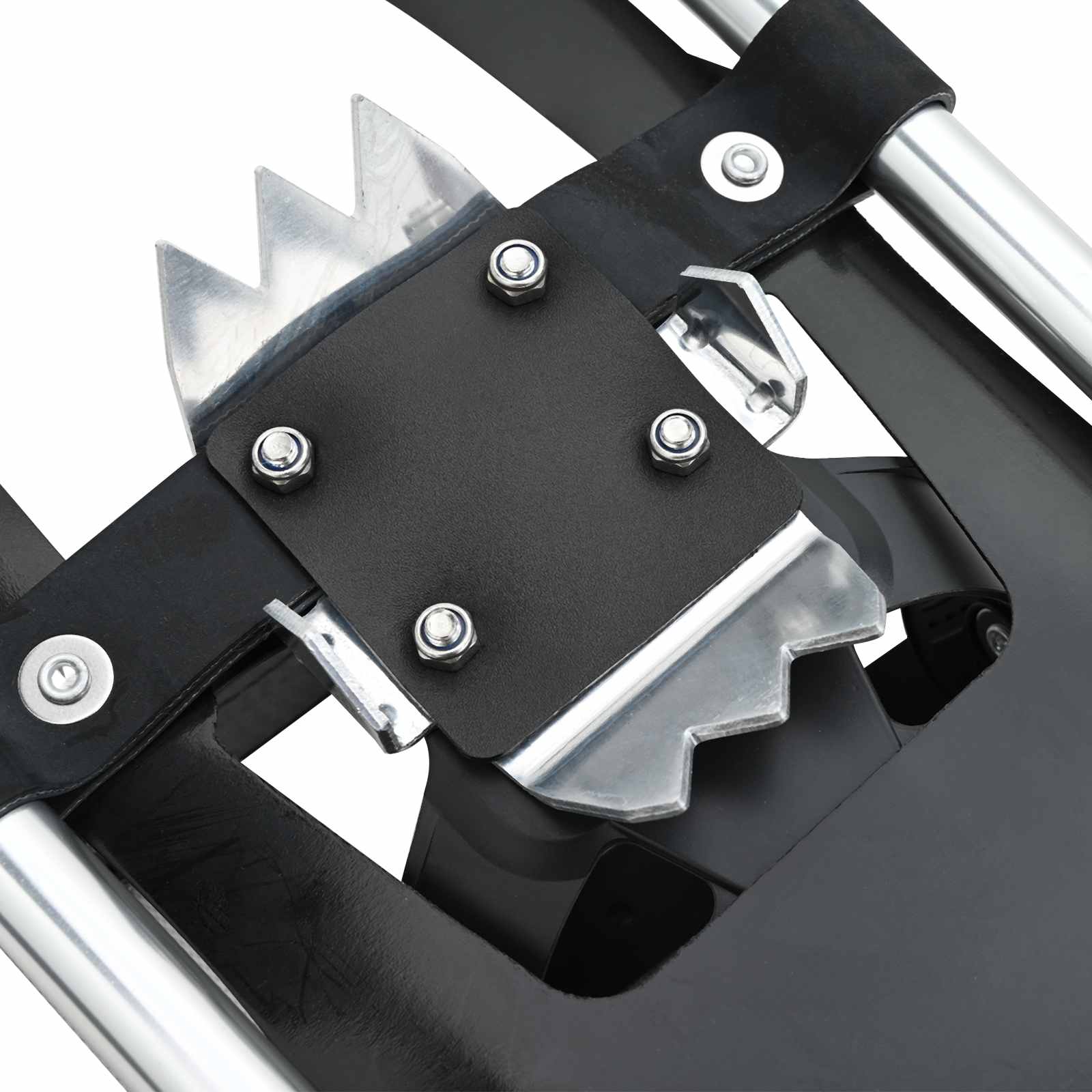 Ciaspole 3 in 1 Argento e Nero 53,5 x 21 cm Alluminio e HDPE