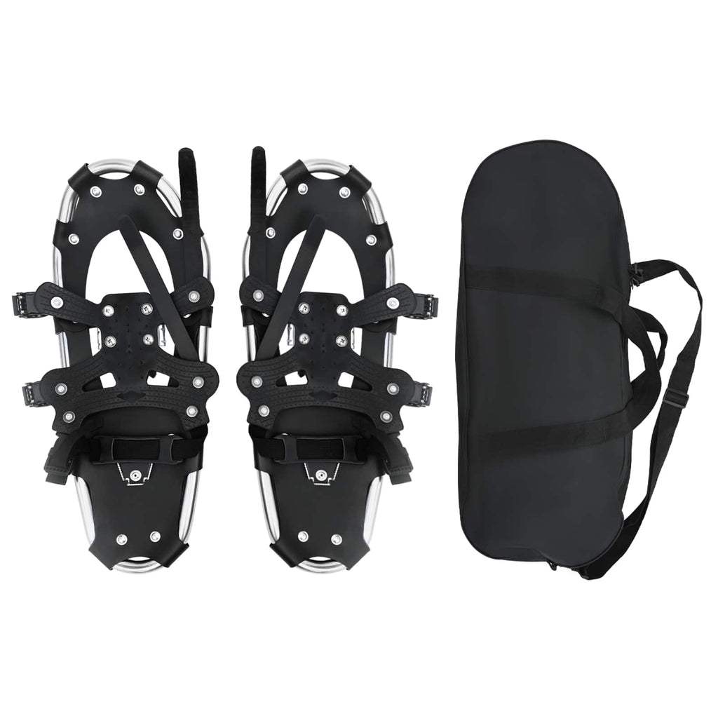Ciaspole 3 in 1 Argento e Nero 53,5 x 21 cm Alluminio e HDPE