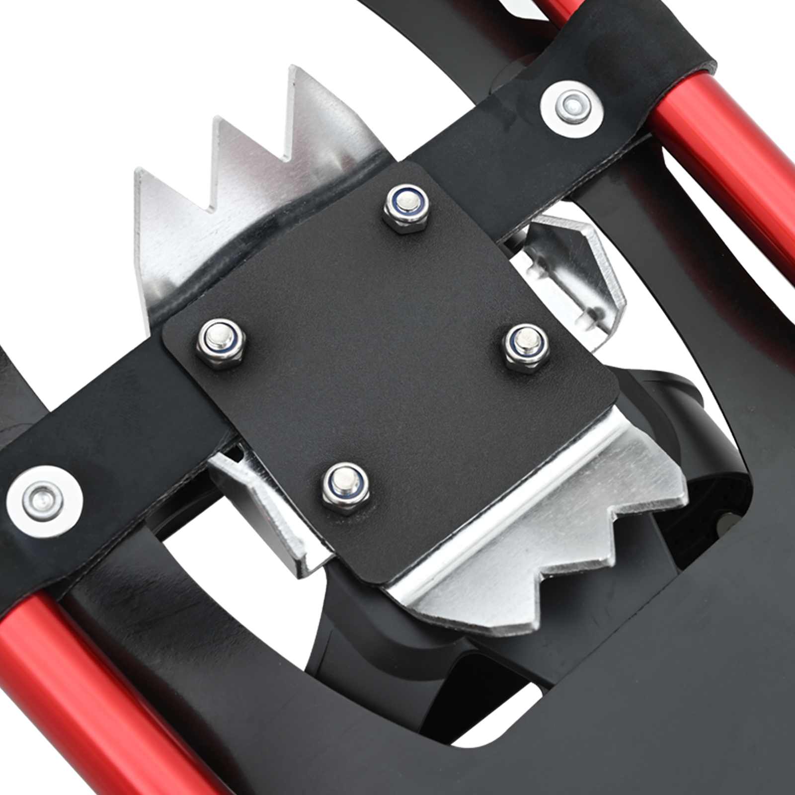 Ciaspole 3 in 1 Rosso e Nero 53,5 x 21 cm Alluminio e HDPE