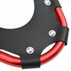 Ciaspole 3 in 1 Rosso e Nero 53,5 x 21 cm Alluminio e HDPE