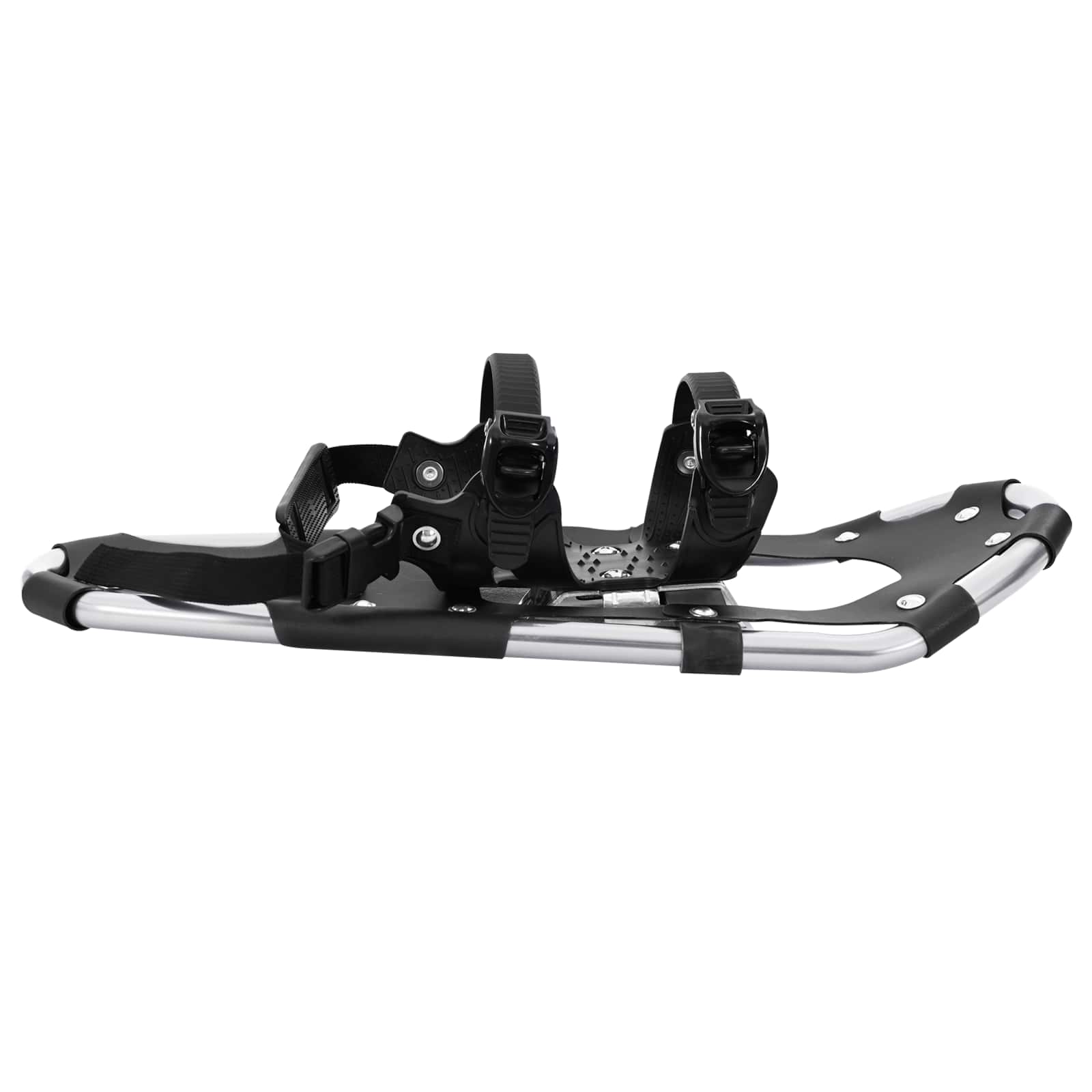 Racchette da neve 3 in 1 con bastoni da trekking Argento e Nero