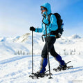 Ciaspole 3 in 1 Argento e Nero 63 x 21 cm Alluminio e HDPE