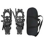 Ciaspole 3 in 1 Argento e Nero 63 x 21 cm Alluminio e HDPE
