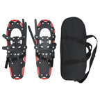 Ciaspole 3 in 1 Rosso e Nero 63 x 21 cm Alluminio e HDPE