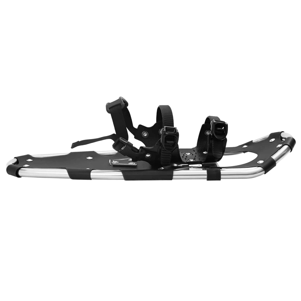 Racchette da neve 3 in 1 con bastoni da trekking Argento e Nero
