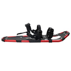 Racchette da neve 3 in 1 con bastoni da trekking Rosso e Nero