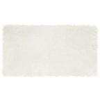 Tappeto in finta TAFALLA Bianco 60 x 110 cm Poliestere